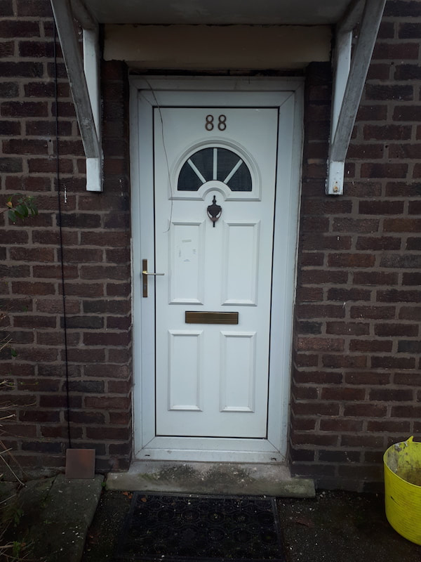 Composite door installation in Cheshire