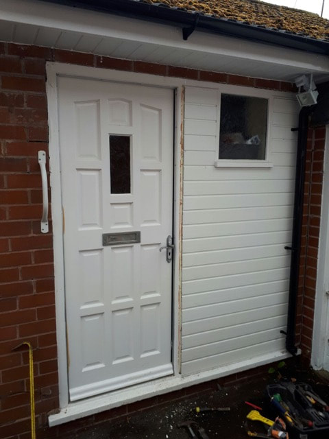 UPVC Door Installation Stockton Brook, Stoke on Trent before